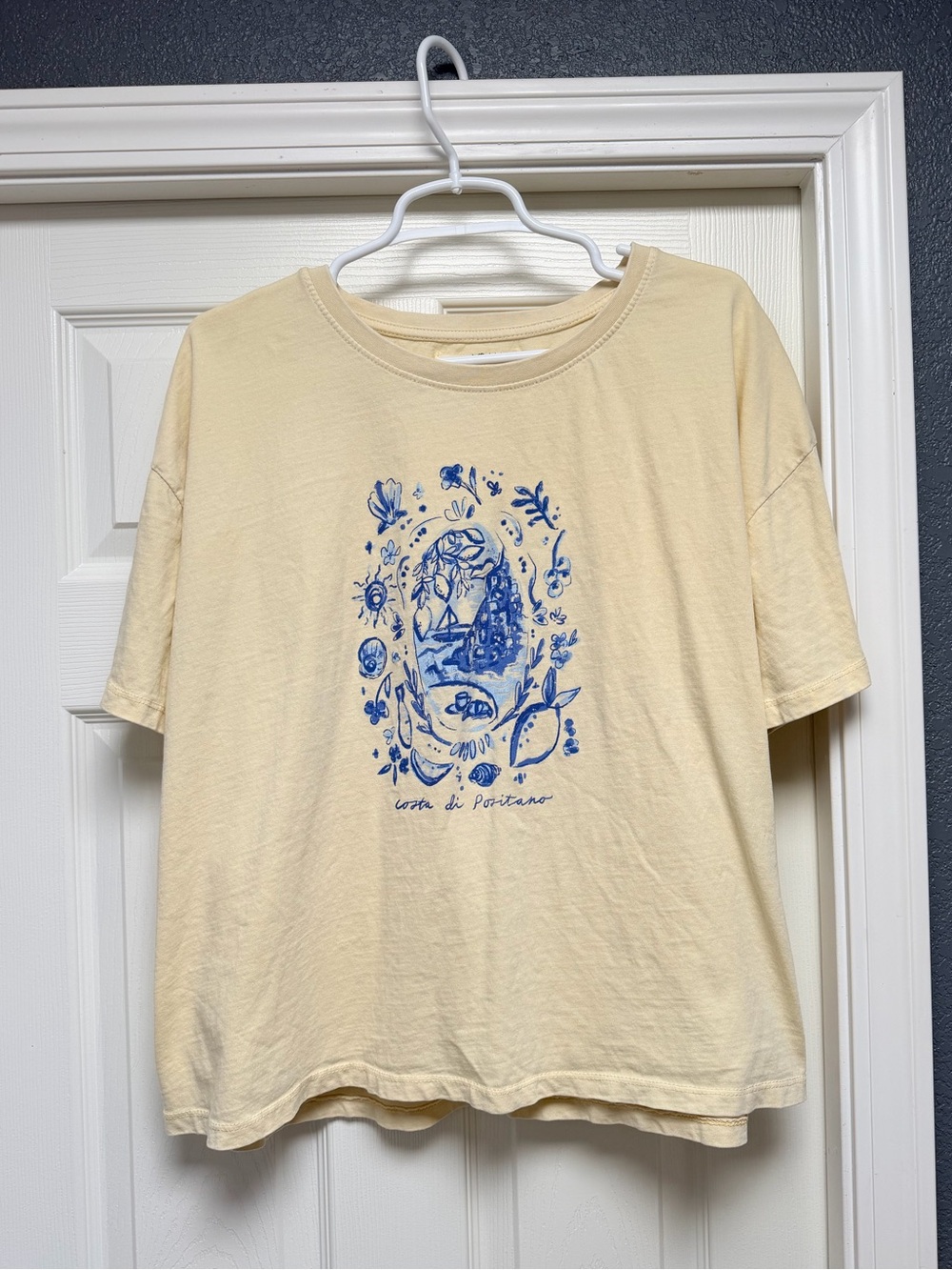 C&C California Cream Tee with Black Sun Graphic